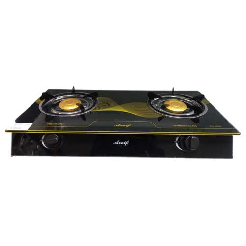 Other Hobs, Stoves & Ovens Double Burner Tempered Glass Gas Stove